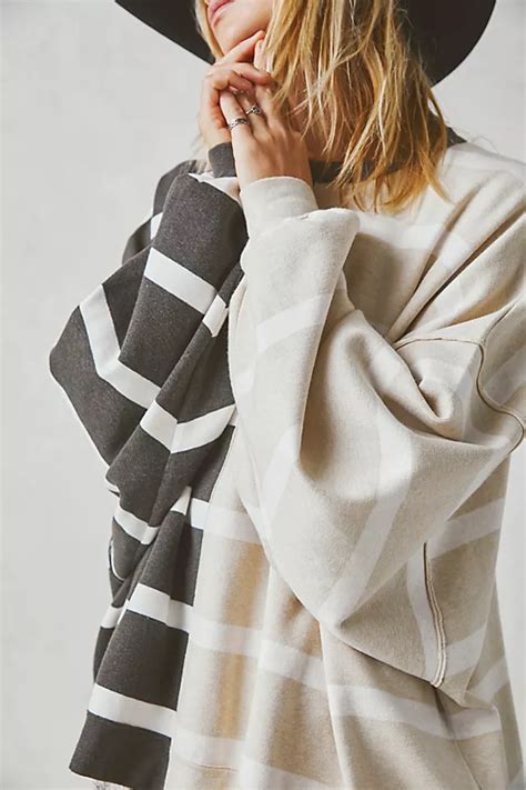 free people uptown stripe pullover.